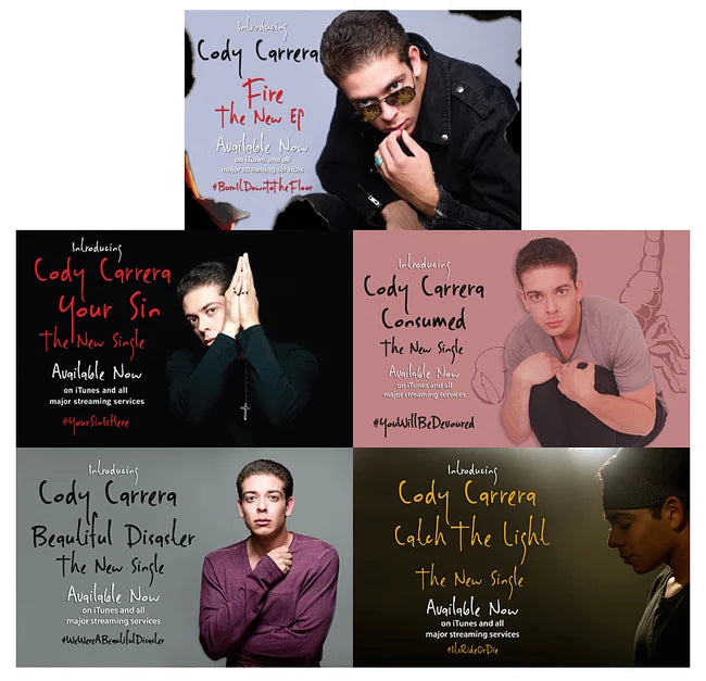 Fire EP- Signed Art Card Set