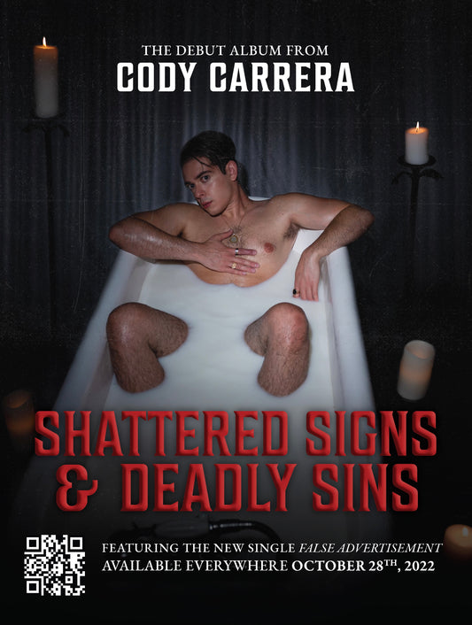 Shattered Signs & Deadly Sins- Signed Poster